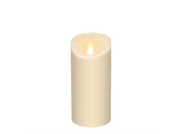 LED kubbelys IVORY Ø:80/H:160mm Lys uten flamme - trygt og enkelt!